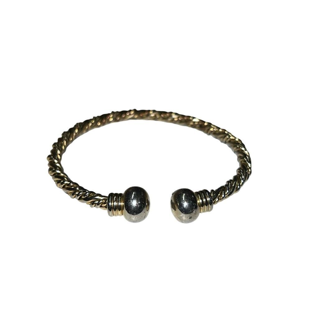 Vintage Native Morocco Twisted Magnetic Copper Cuff Unisex Bracelet